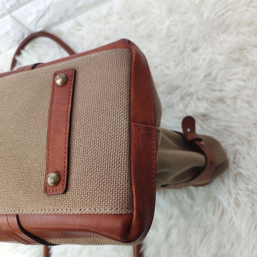 ☆美品☆土屋鞄　つちやかばん　キャラバン・グランドキャリートート