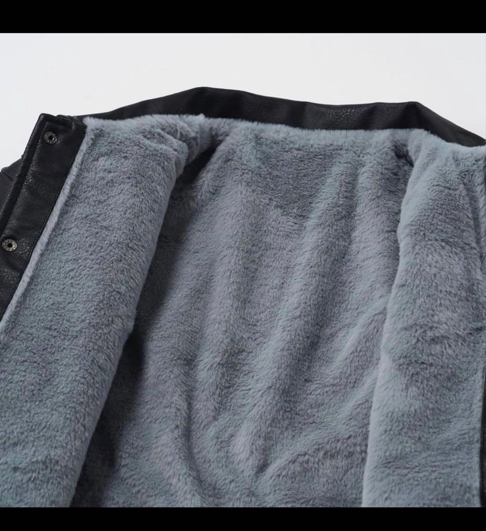 ROLLERmagazine フェイクレザーコーチジャケット