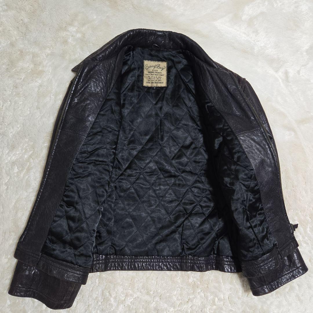 希少・本革】80-90s ヴィンテージ ラムレザー ジャケット シシィボーイ