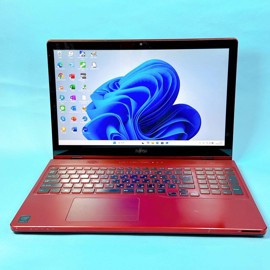 極速i7‼️タッチパネル win11 ノートパソコン カメラ Office 薄型