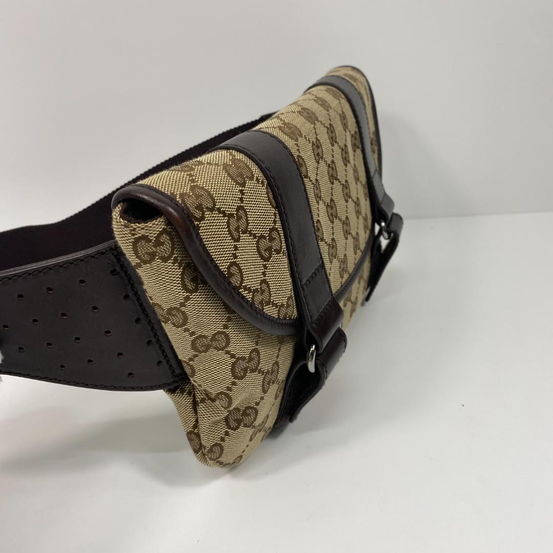 グッチ 145851 ウエストバッグ GG キャンバス ベージュ MBZ067