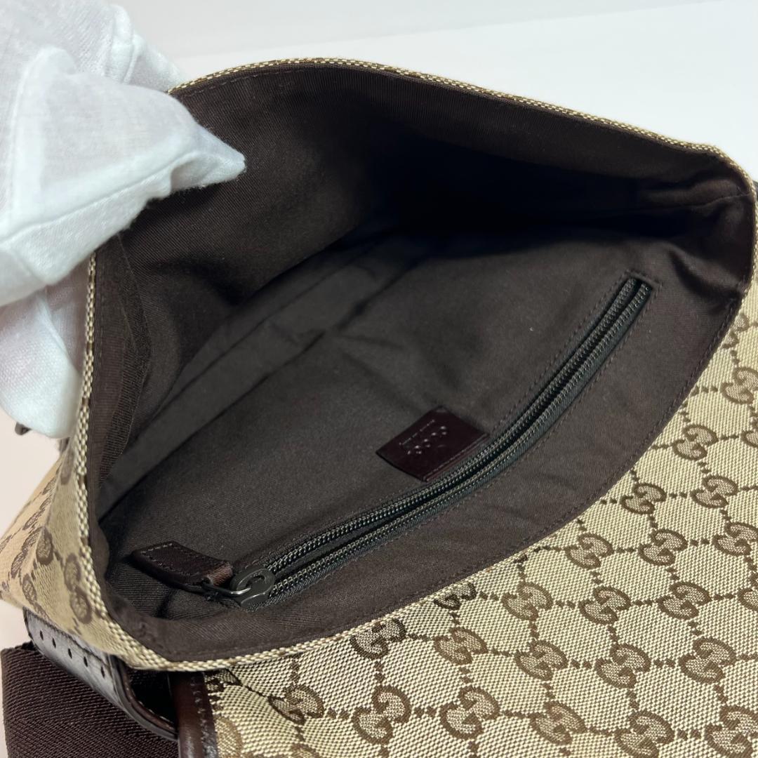 グッチ 145851 ウエストバッグ GG キャンバス ベージュ MBZ067