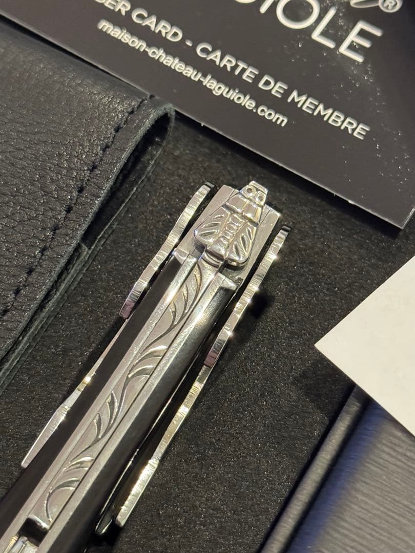 新品未使用 シャトー ラギオール 水牛ブラック