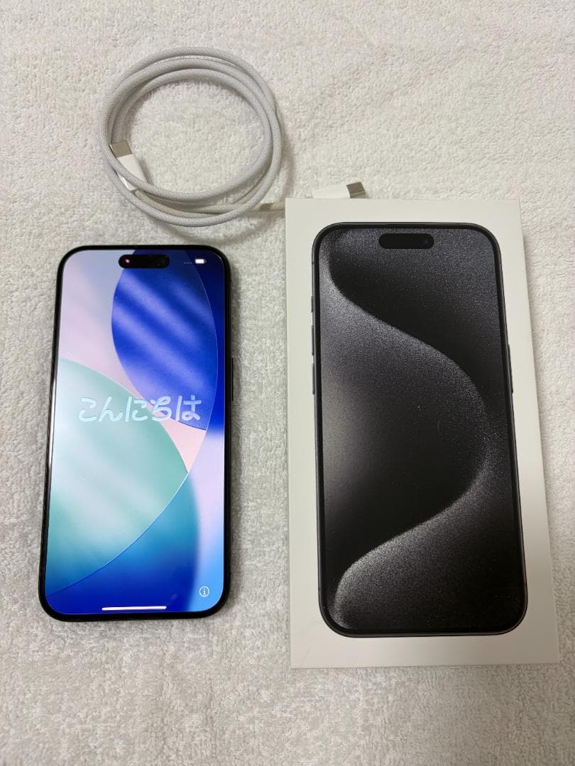 iPhone 15 Pro 128GB｜ブラックチタニウム | 128GB