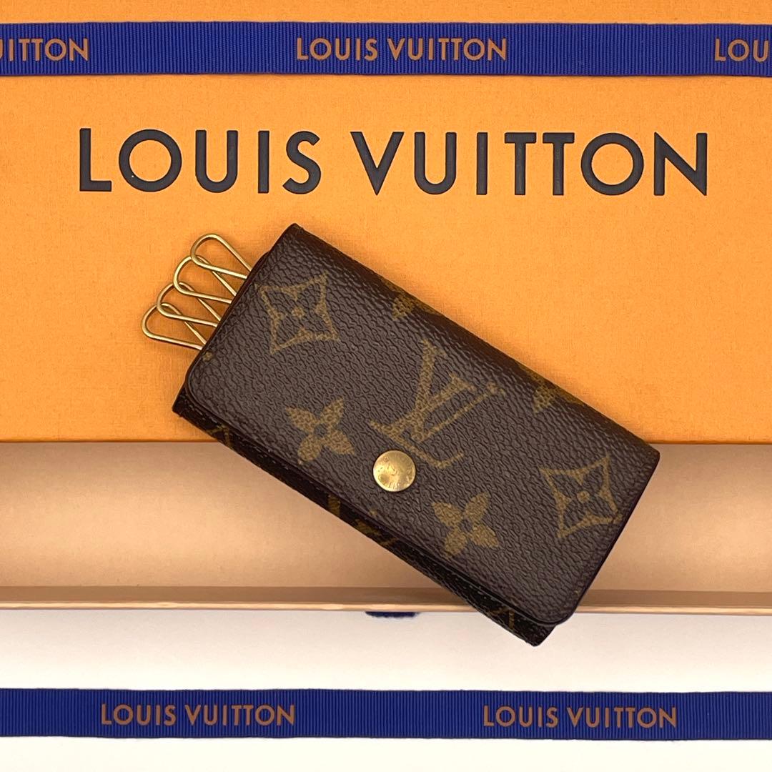 【美品】ルイヴィトン モノグラム 4連キーケース ミュルティクレ4