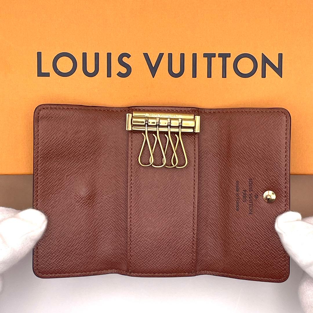 【美品】ルイヴィトン モノグラム 4連キーケース ミュルティクレ4