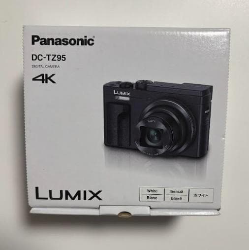 パナソニック LUMIX TZ95 ホワイト 美品 付属完備 USB充電 三脚付