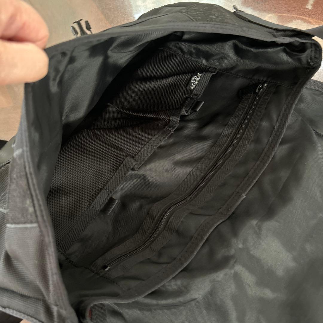 PORTER ヒート　メッセンジャーバッグ　ライト付き　大容量