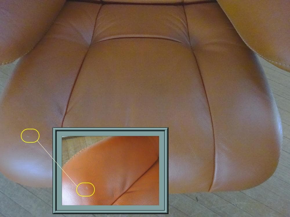 Toshihiro カリモク家具　パーソナルチェア　RU6620　本革