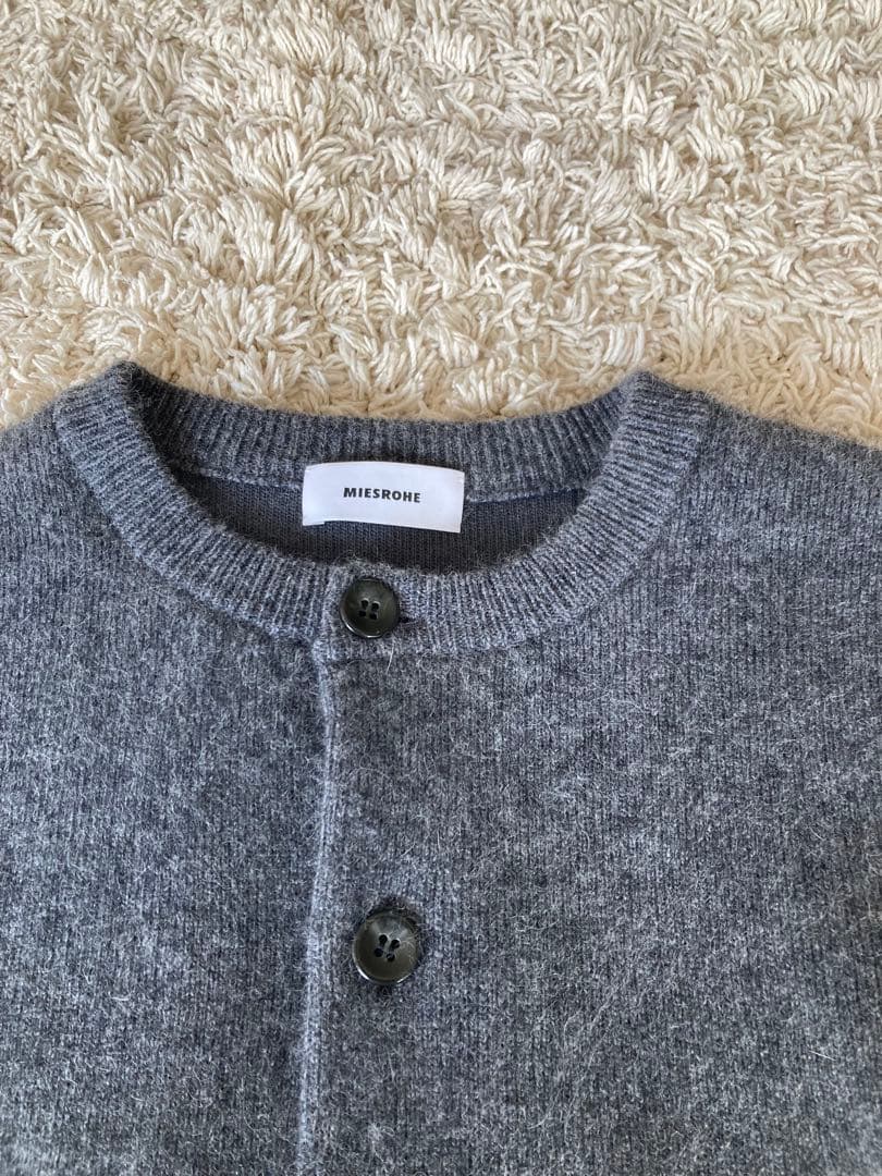 MIESROHE シャギーコンパクトカーディガン