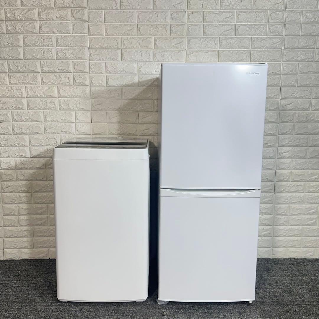 生活家電 2点セット 冷蔵庫 142L 洗濯機 4.5kg 2022年 F011