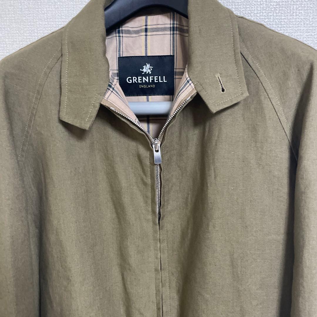 英国製　GRENFELL ゴルファー　リネン　38