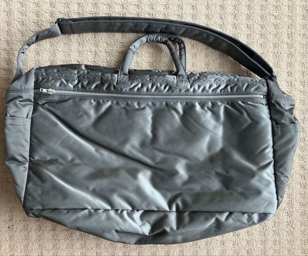 PORTER TANKER 2WAY BOSTON BAG シルバーグレー
