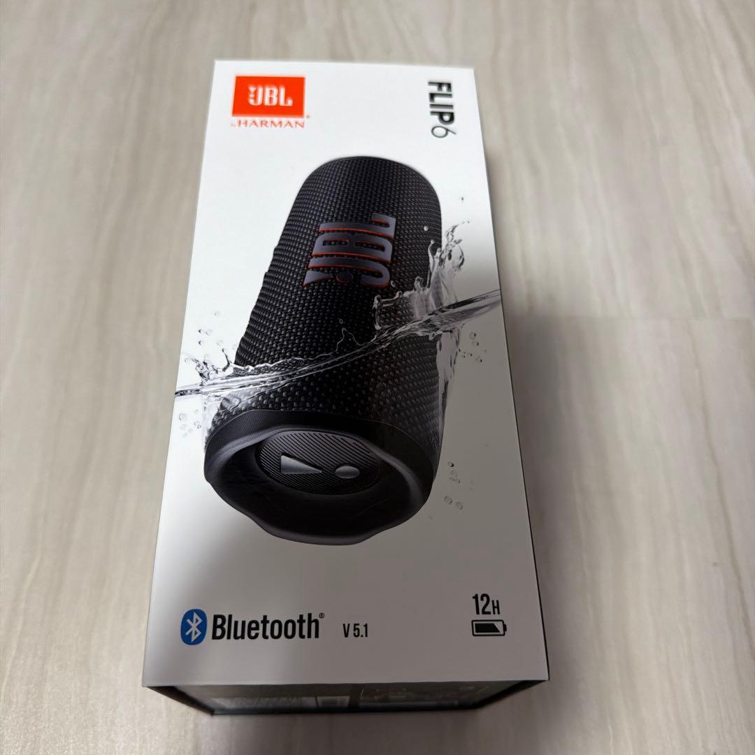 JBLポータブル スピーカー Bluetooth JBLFLIP6BLK