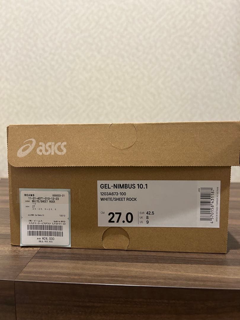 MINNANO asics GEL-NIMBUS 10.1 ミンナノ　アシックス