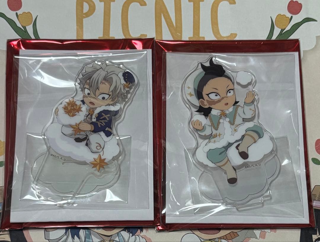 鬼滅の刃　クリスマス　2024 アクリルスタンド　不死川　実弥　玄弥