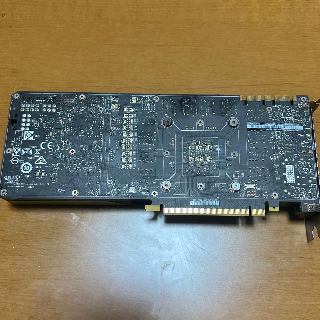 【動作確認済み】MSI AERO GEFORCE GTX 1080Ti