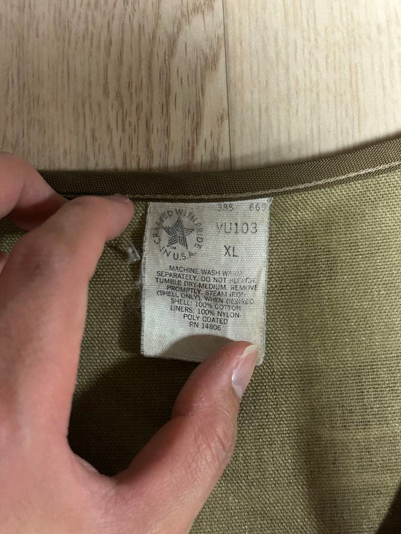 carhartt ハンティングベスト　90s