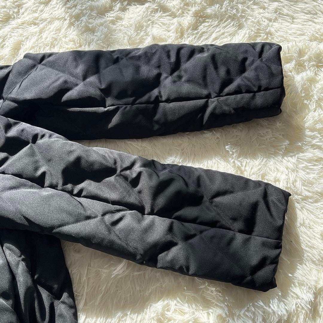 美品✨M-PREMIERエムプルミエ　2WAY ペプラムショートダウンコート　黒