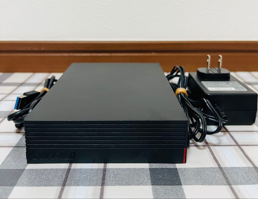 BUFFALO HD-AD4U3外付けHDDブラック4TB