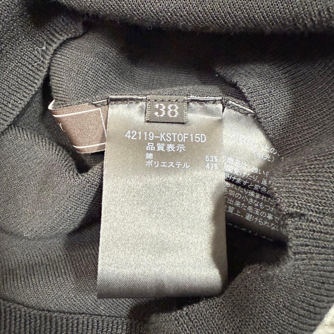 美品✨’21年 フォクシー 白襟ニットトップ コレット 雑誌掲載 ブラック