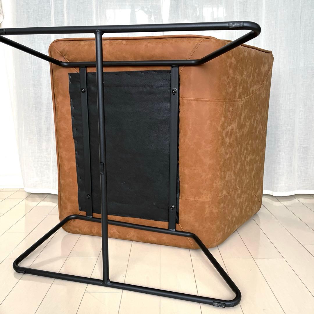 ★札幌引き取り限定★ 最終値下げ パーソナルチェア　一人がけ　椅子　キャメル