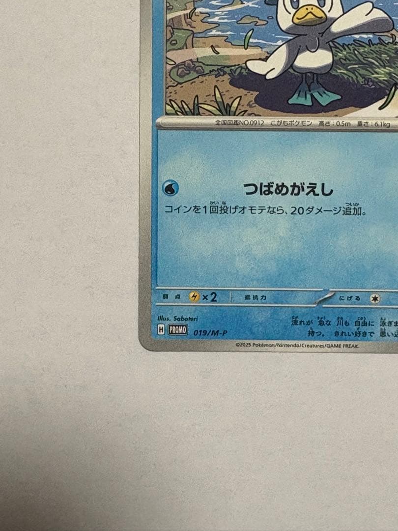 ピカチュウ　2枚 ホゲータ クワッス　4枚セット マクドナルド　ポケカ　ハッピー