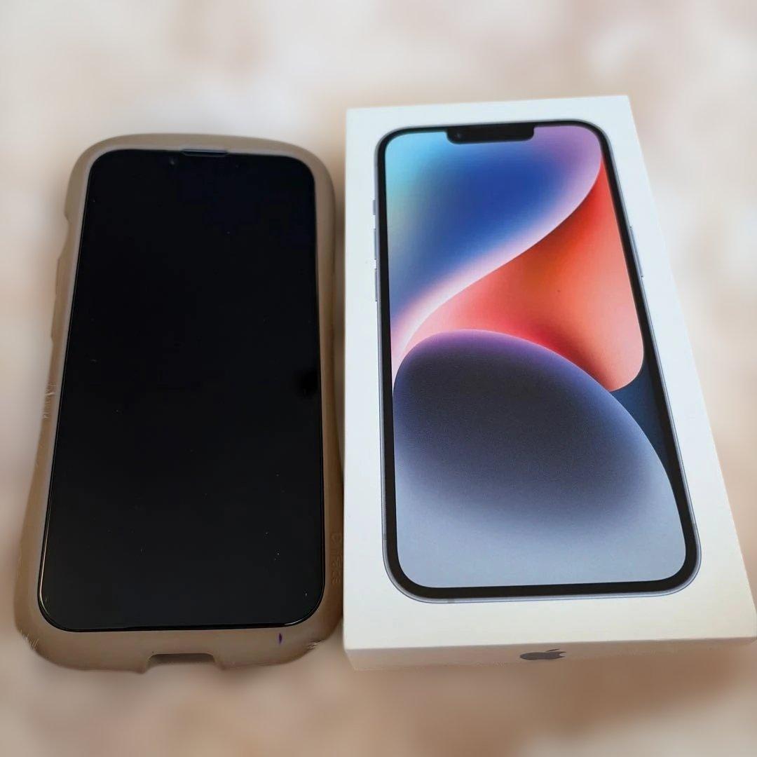 【美品】iPhone 14 256GB ブルー SIMフリー 箱あり