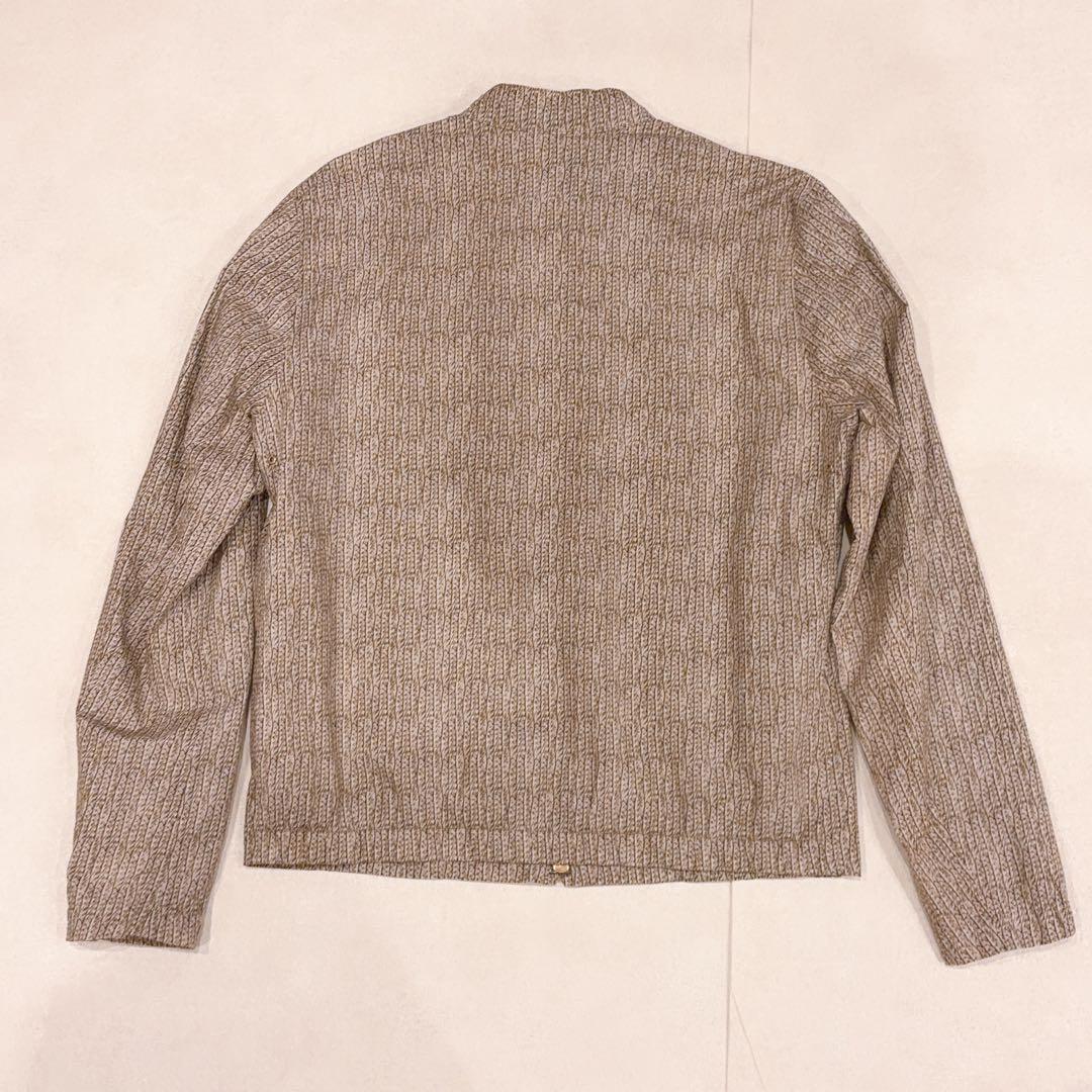 極美品 ARMANI COLLEZIONI ベージュ系 ジャケット ヘビ柄 L