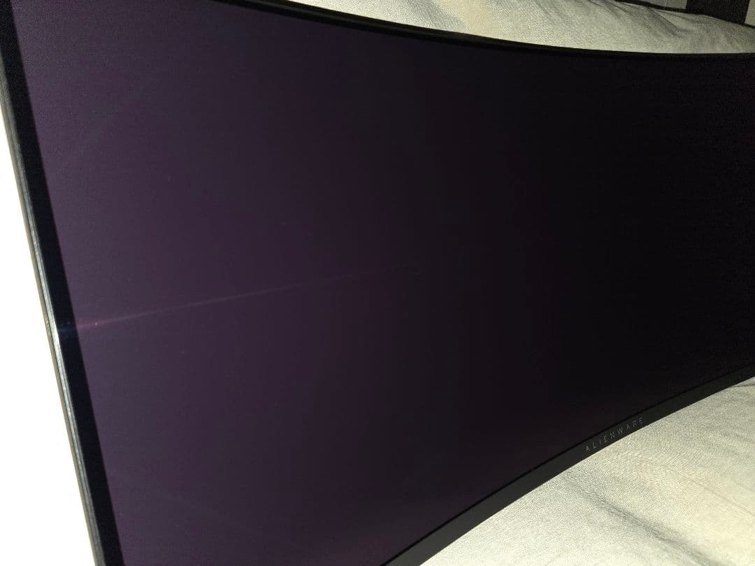 dell aw3423dw alienware 量子ドット有機EL 湾曲モニター