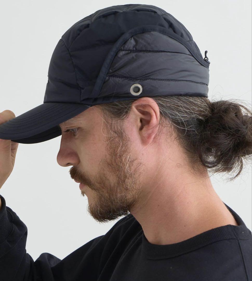 寒波セール⛄️ 最終価格❣️新品未使用✨ナンガダウンキャップ　2way黒ブラック