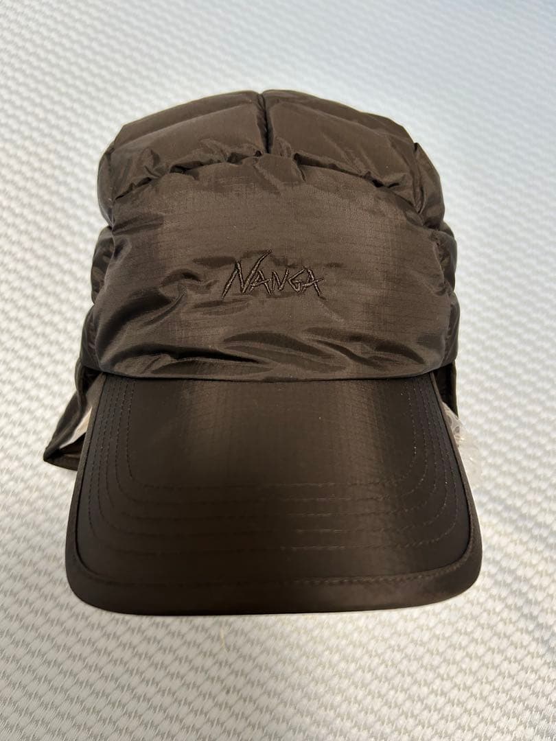 寒波セール⛄️ 最終価格❣️新品未使用✨ナンガダウンキャップ　2way黒ブラック