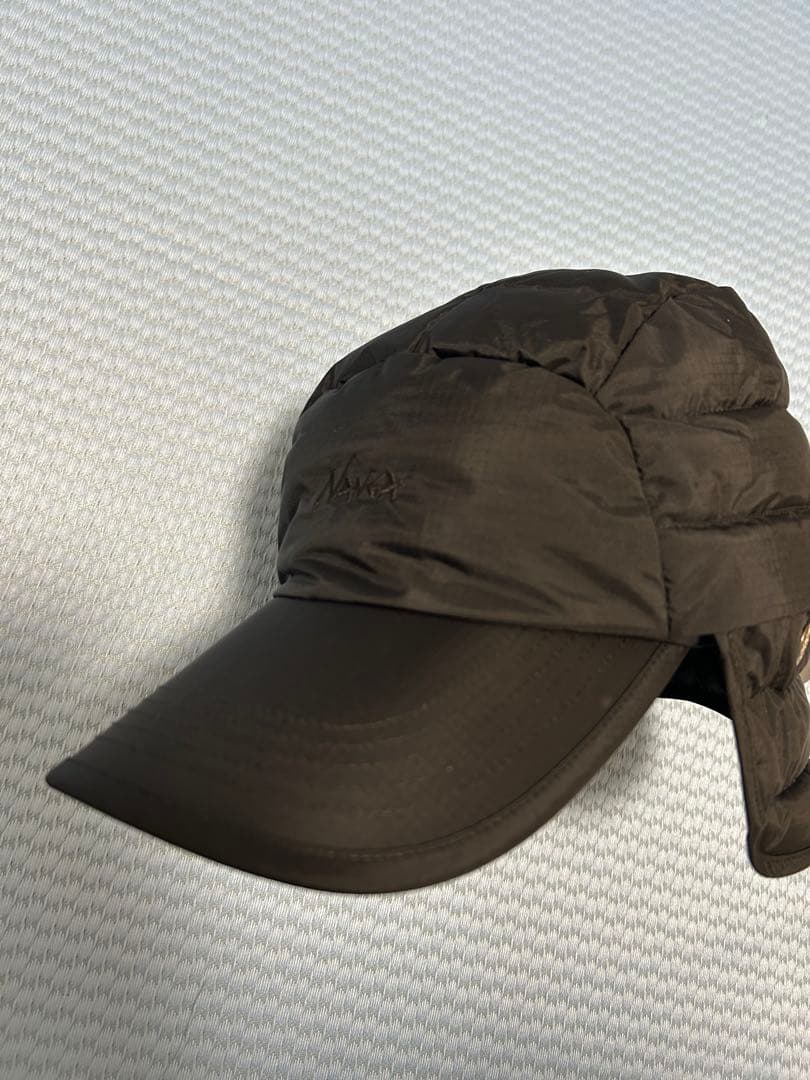 寒波セール⛄️ 最終価格❣️新品未使用✨ナンガダウンキャップ　2way黒ブラック
