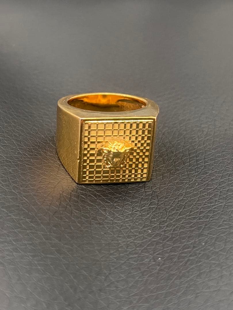 VERSACE リング メデューサ ロゴ 23号 アクセサリー ゴールド 指輪