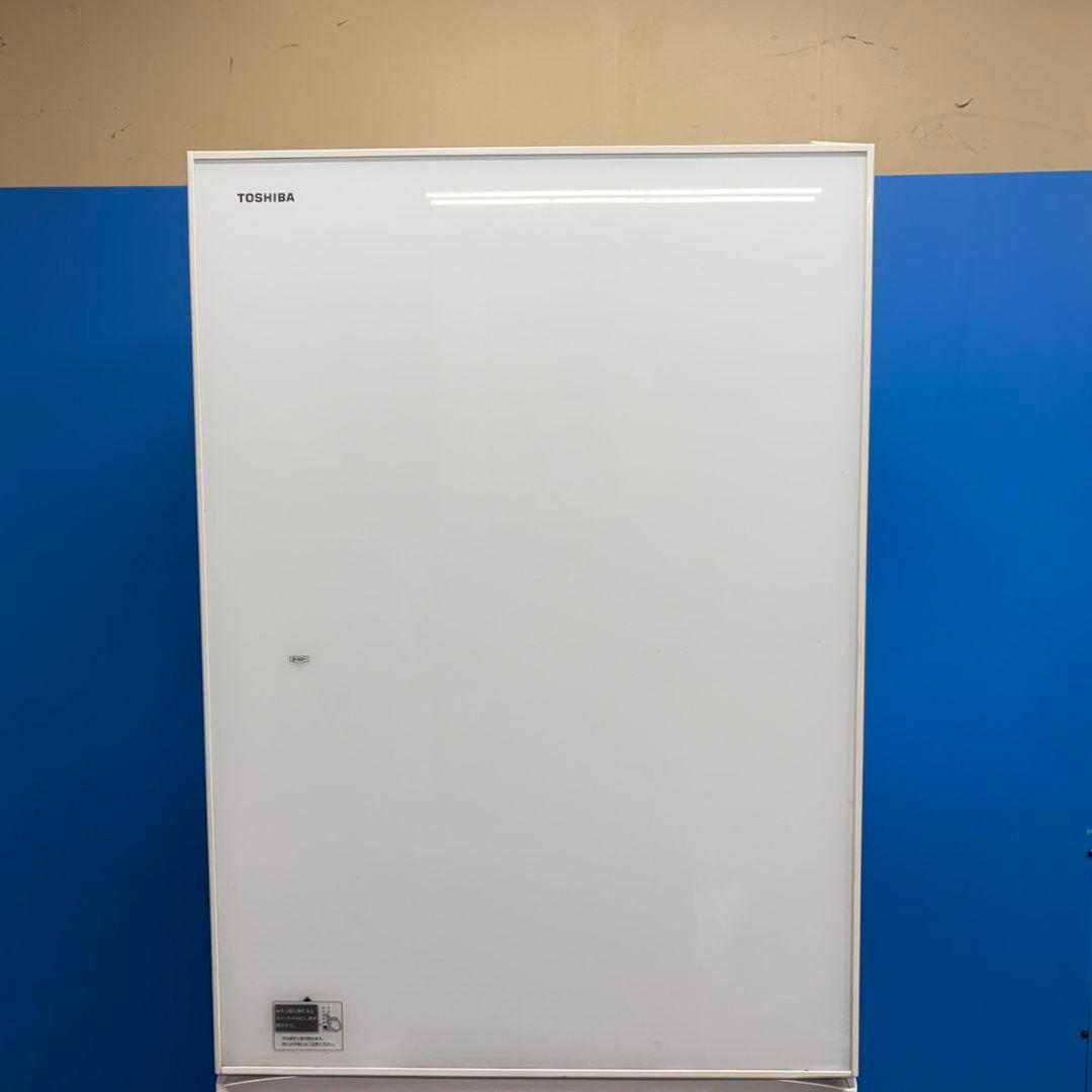 699 大型冷蔵庫　右開き　ガラストップ　400L強 自動製氷機　半年保証　美品