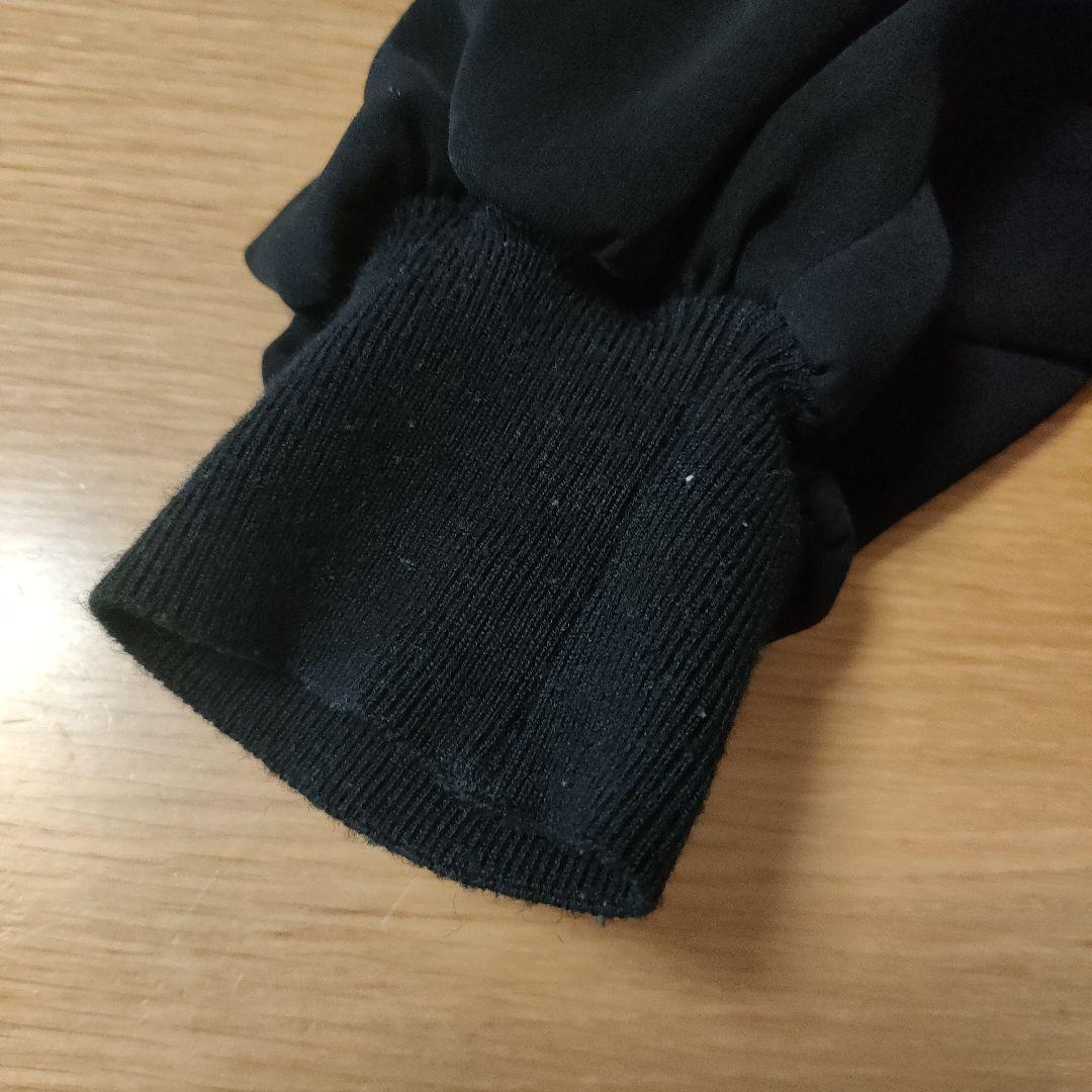 ENFOLD PEツイル BOXプリーツプルオーバー　黒