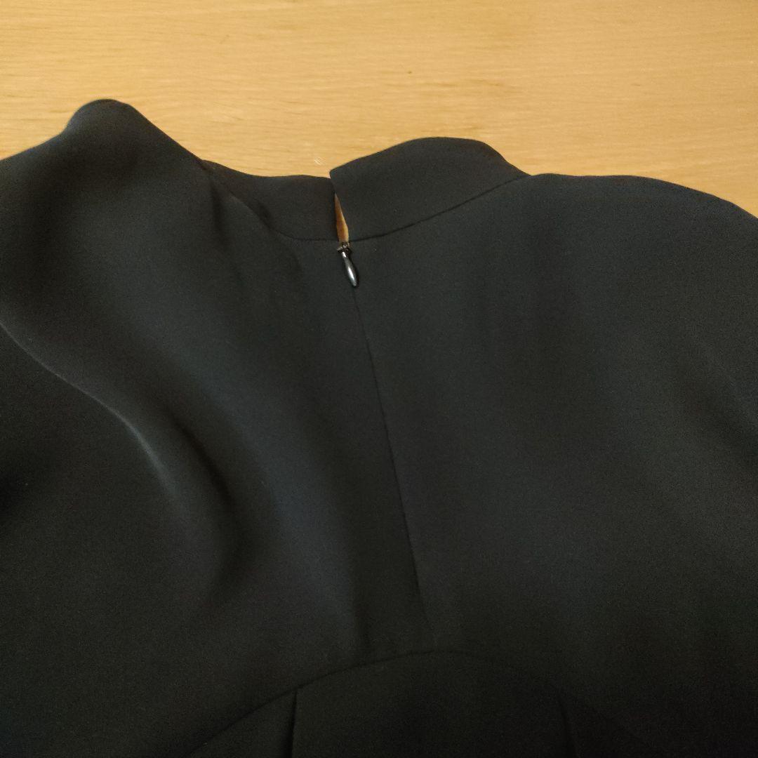 ENFOLD PEツイル BOXプリーツプルオーバー　黒