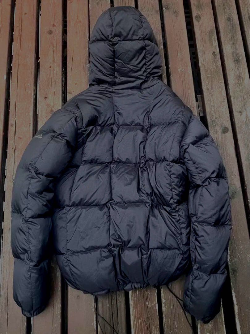 Eddie Bauer フード付きダウンジャケット 黒