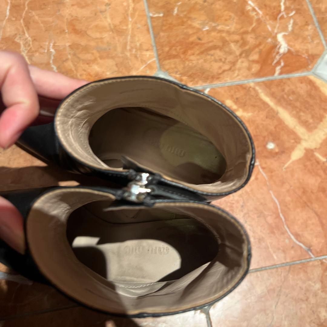 MIUMIU ブーツ 36 革