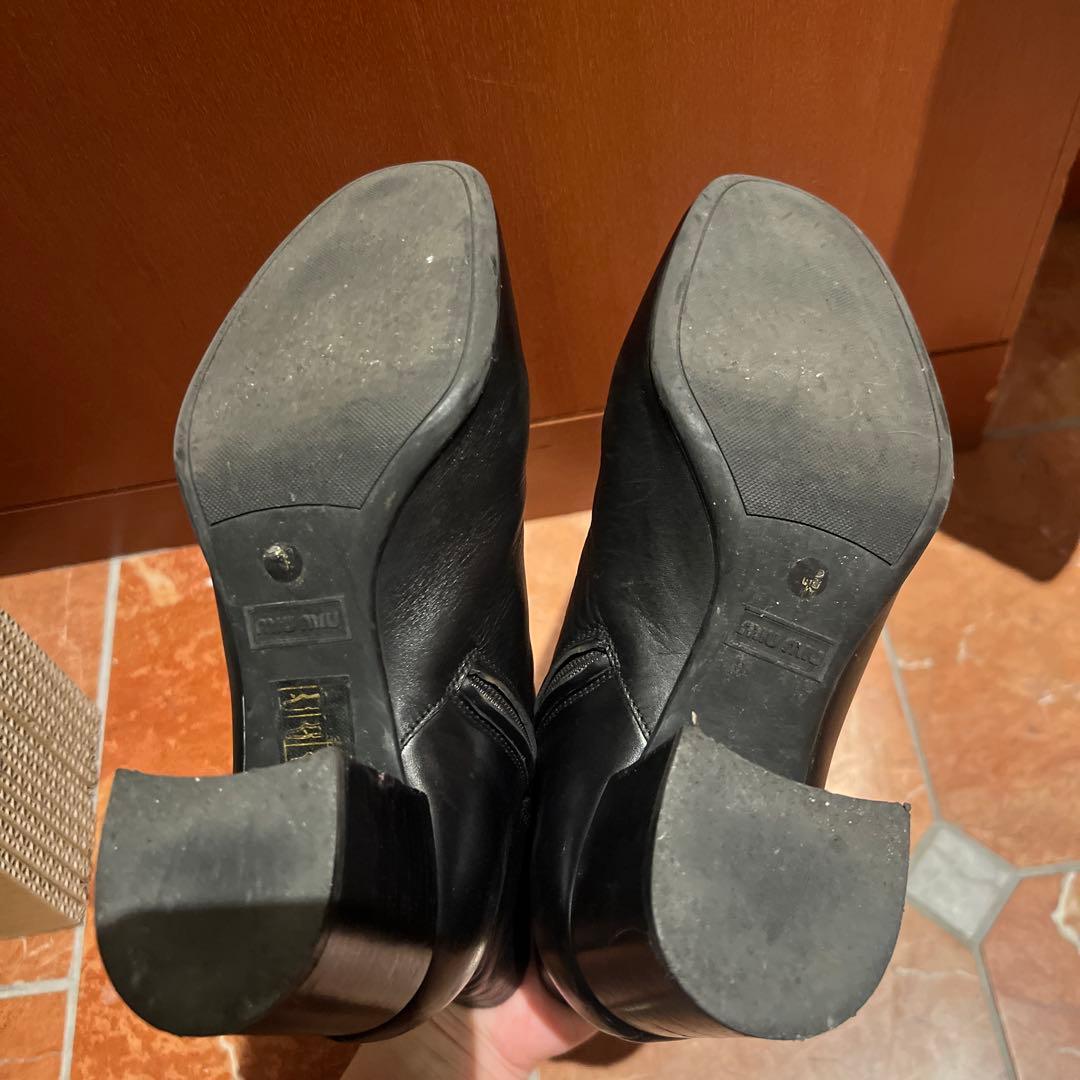 MIUMIU ブーツ 36 革