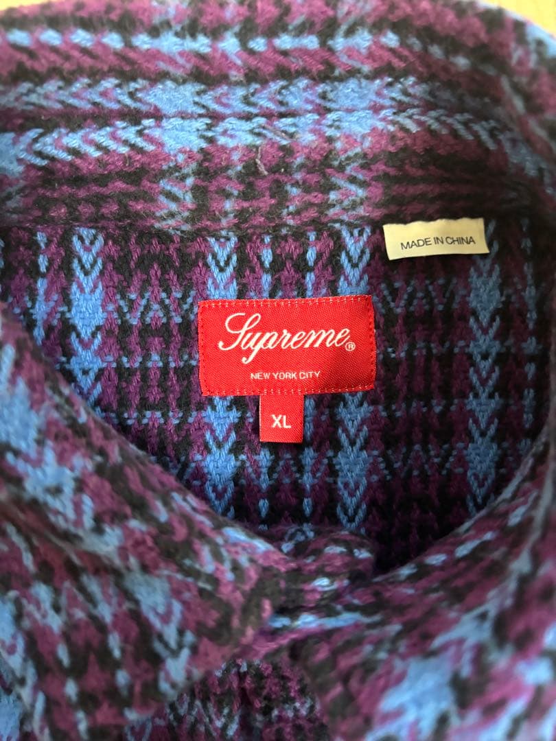 トップス 22FW SUPREME Heavy Flannel Shirt XL