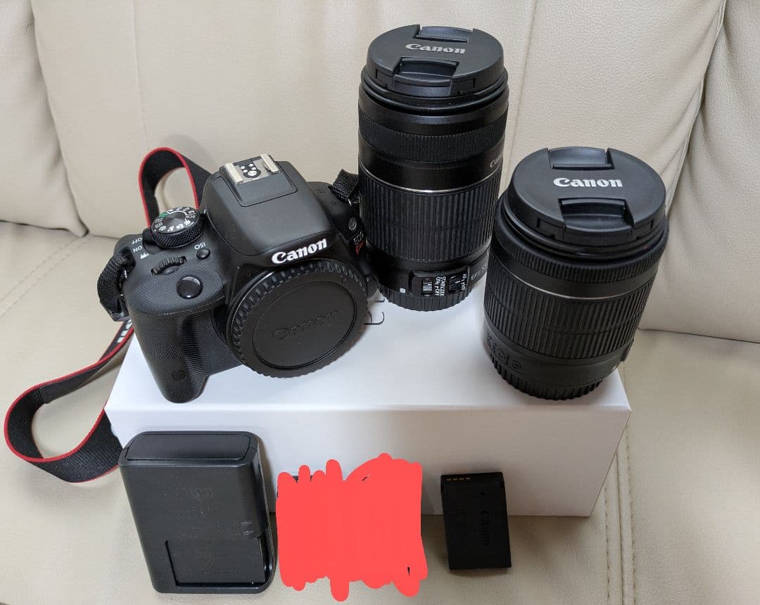 Canon kissx7 デジタル一眼レフカメラ 2本レンズ付き