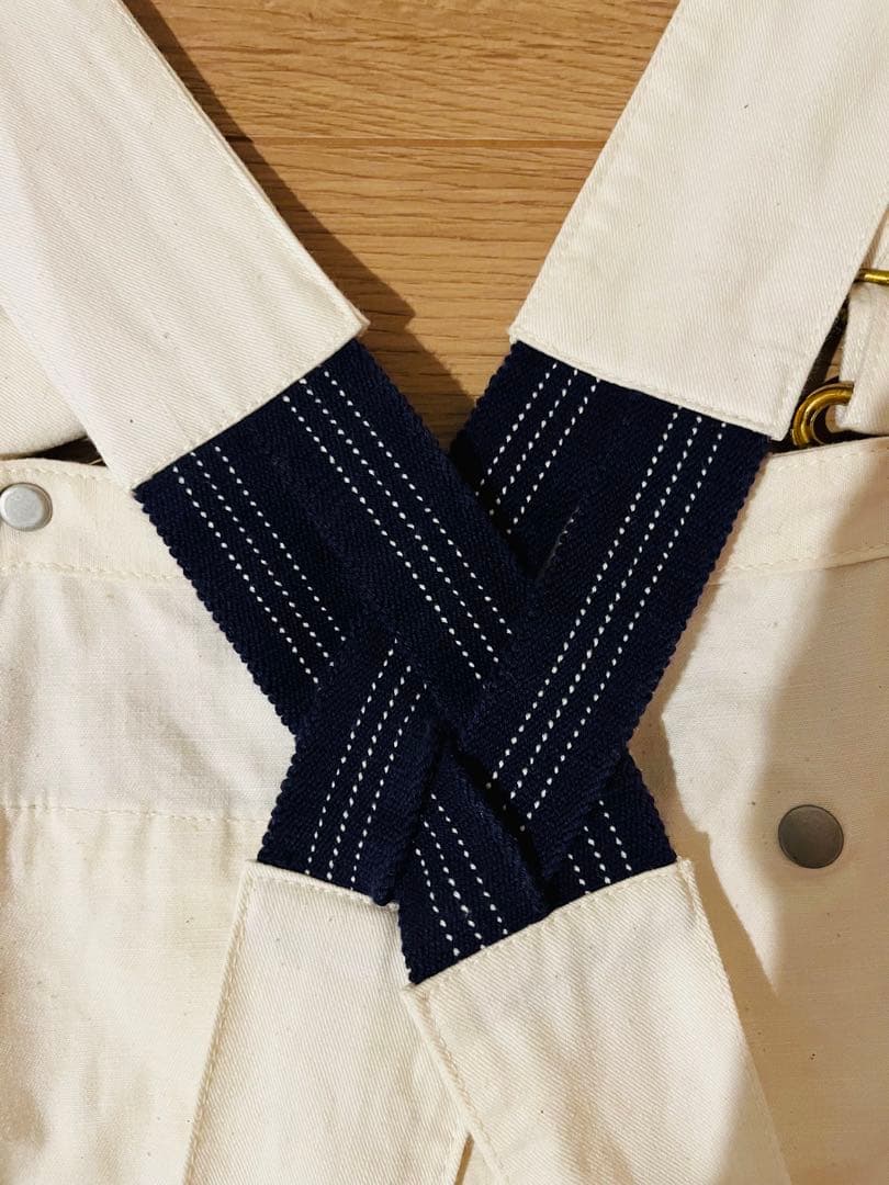 LEE L'ECHOPPE レショップ　別注　オーバーオール　生成り　ナチュラル