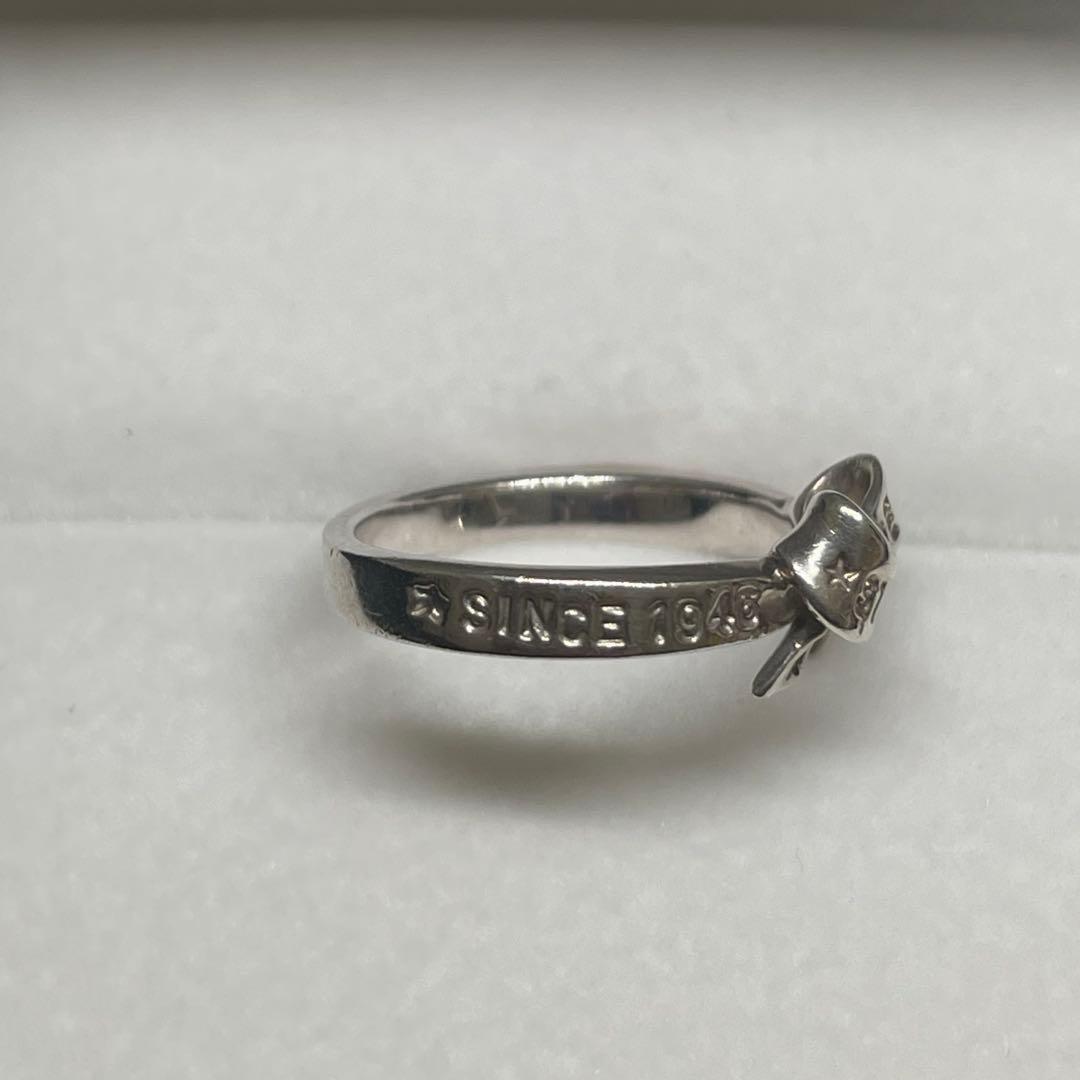 人気✨スタージュエリー♡リボンモチーフシルバーリング 925 9号