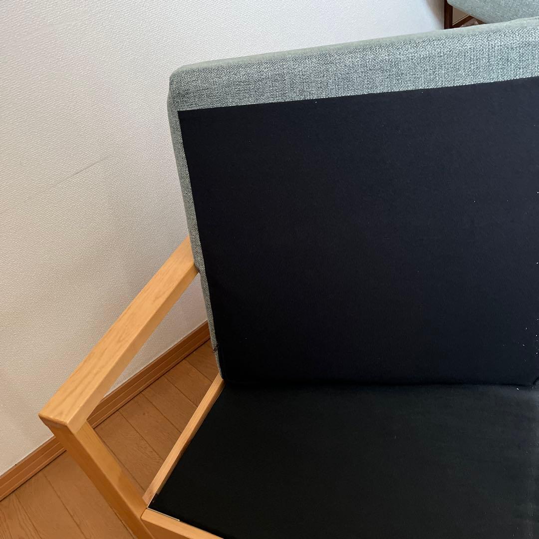 美品　無印良品　2人掛けソファー