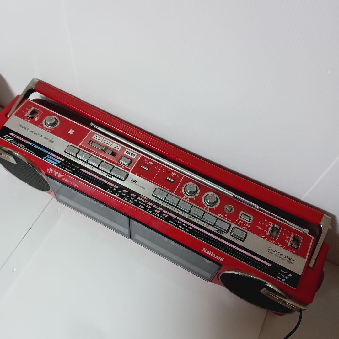 ダブルカセットプレーヤー ラジオ PANASONIC パナソニック RX-F22