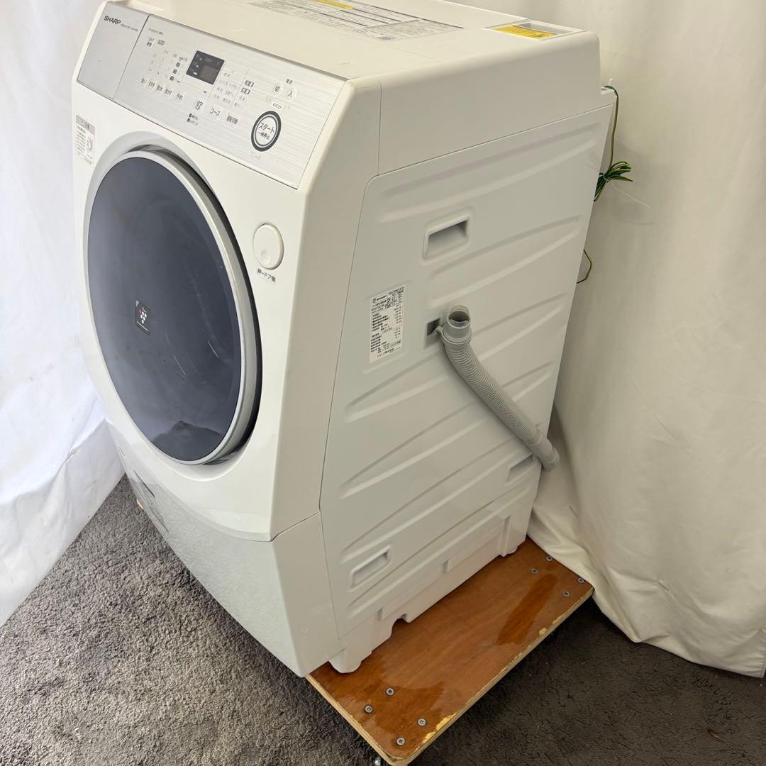 898❤️　ドラム式洗濯機　シャープ　10キロ　乾燥　左開き　綺麗　安い　設置無料