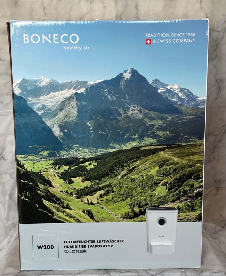 未使用　ボネコ気化式加湿器 healthy air W200 W200W 気化式