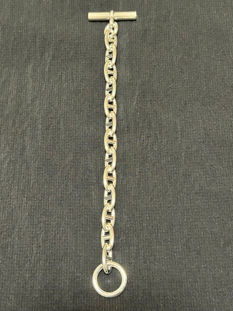 【新品未使用】HERMES シェーヌダンクル ブレスレット GM13コマ