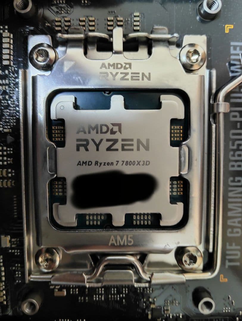 CPU 7800X3D+TUF B650PlusWiFi+DDR5 32GB*2
